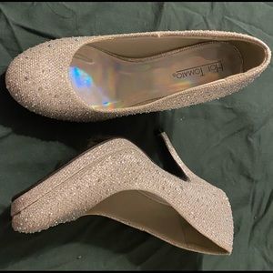 Hot Tomato sparkly heels